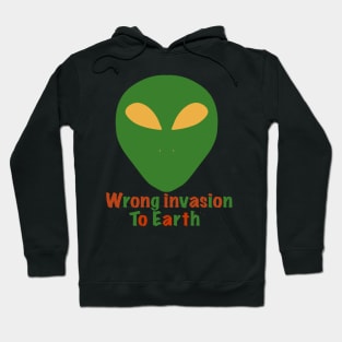 Green alien Hoodie